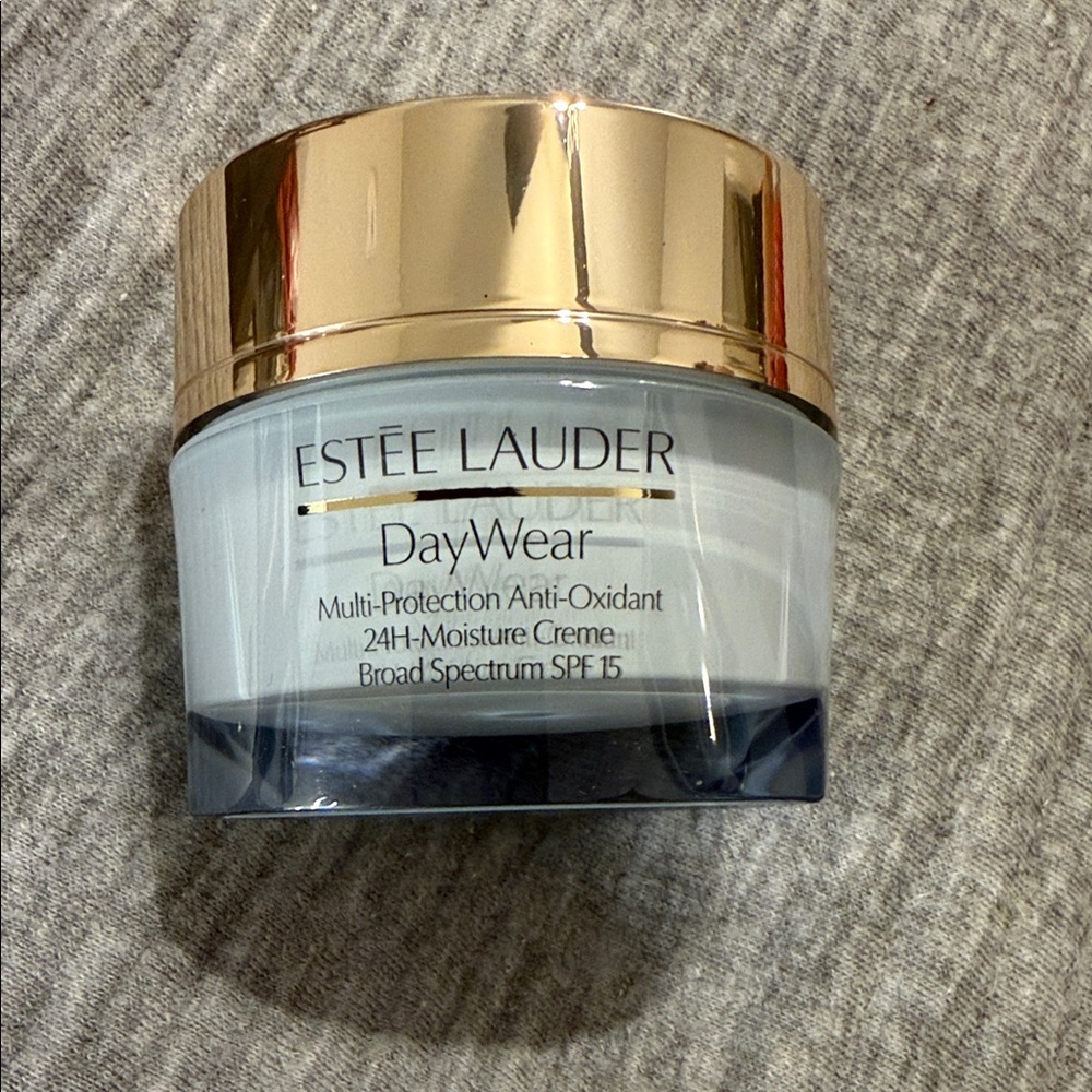 Estee Lauder DayWear Moisture Creme with Gold and Blue Accents